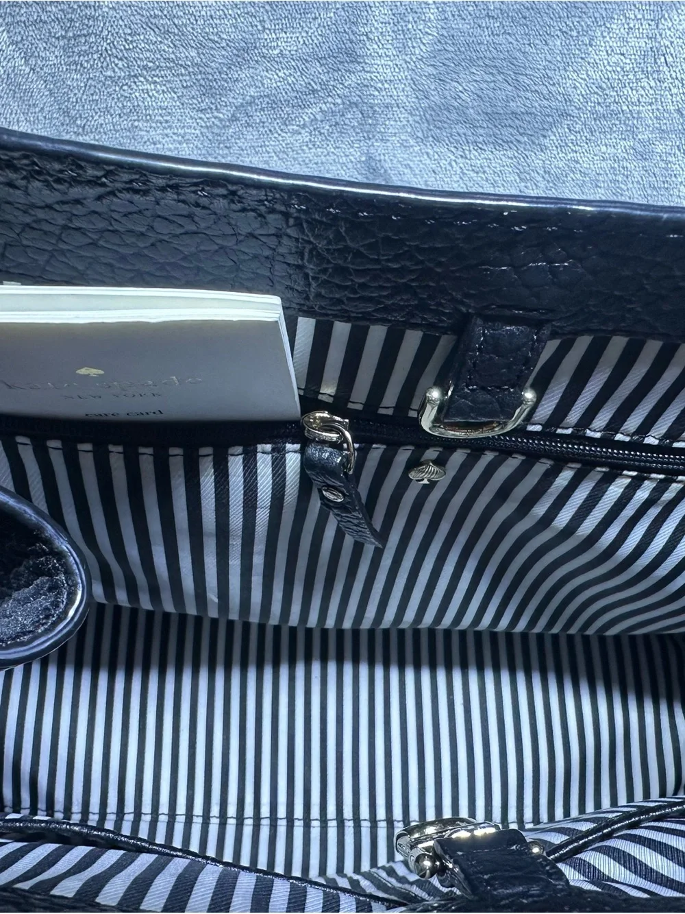 BRAND NEW!!! kate spade Black Pebbled Leather Satchel